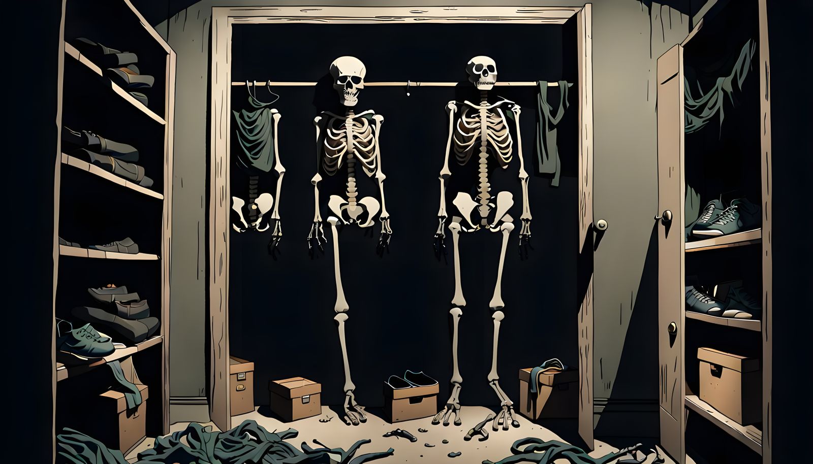 At Skeleton's Closet.