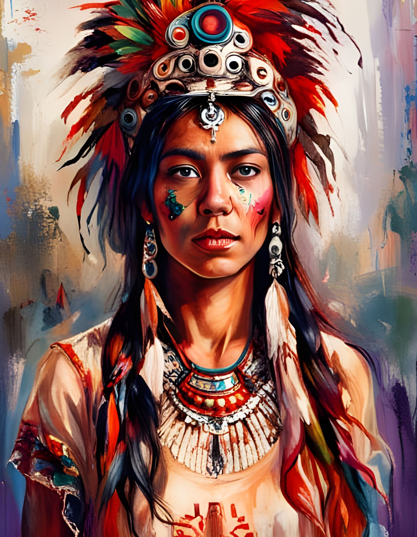 Aztec Princess #27 - AI Generated Artwork - NightCafe Creator