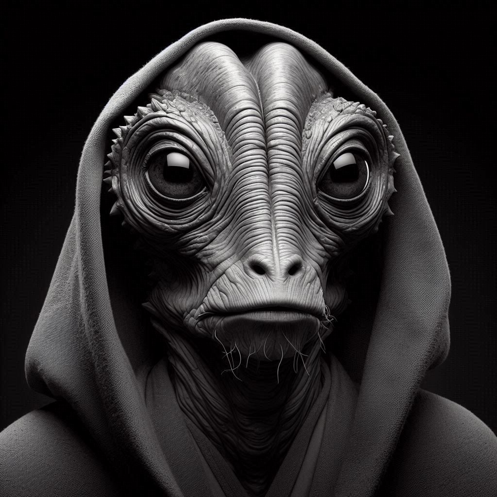 Studio Harcourt style, portrait of a rebel spy