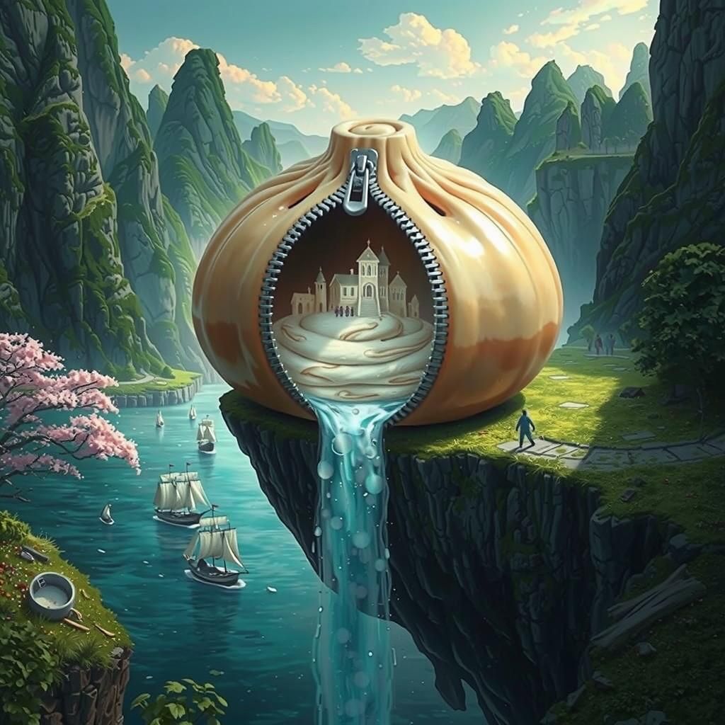 Magical Dumpling Hut (with Zipper)