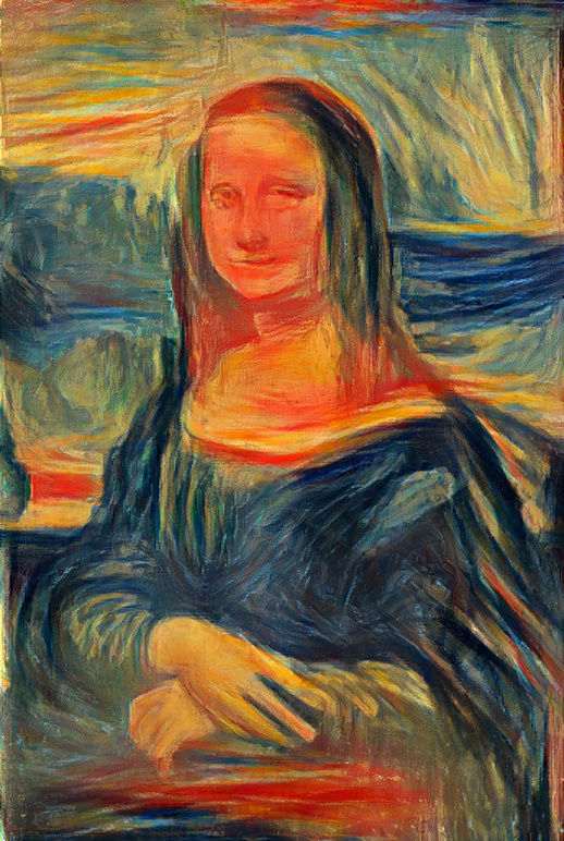 The scream Mona Lisa