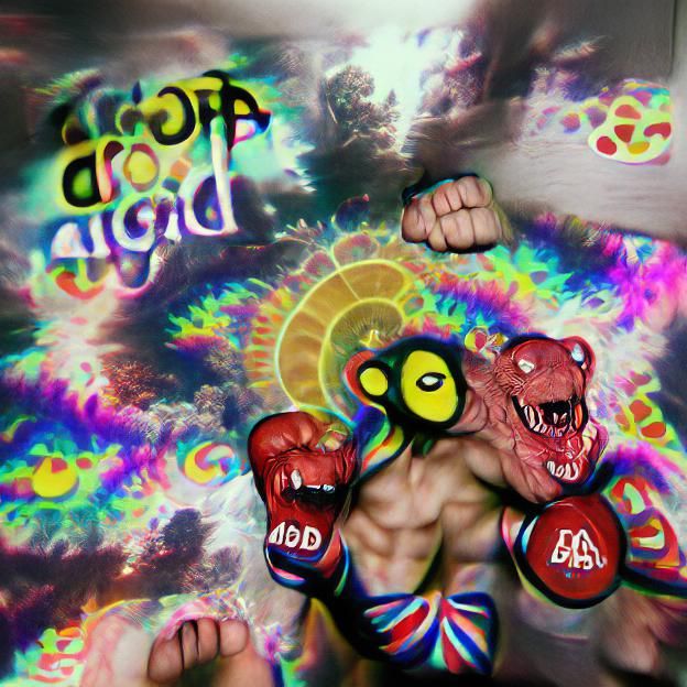 Drop acid, fight god