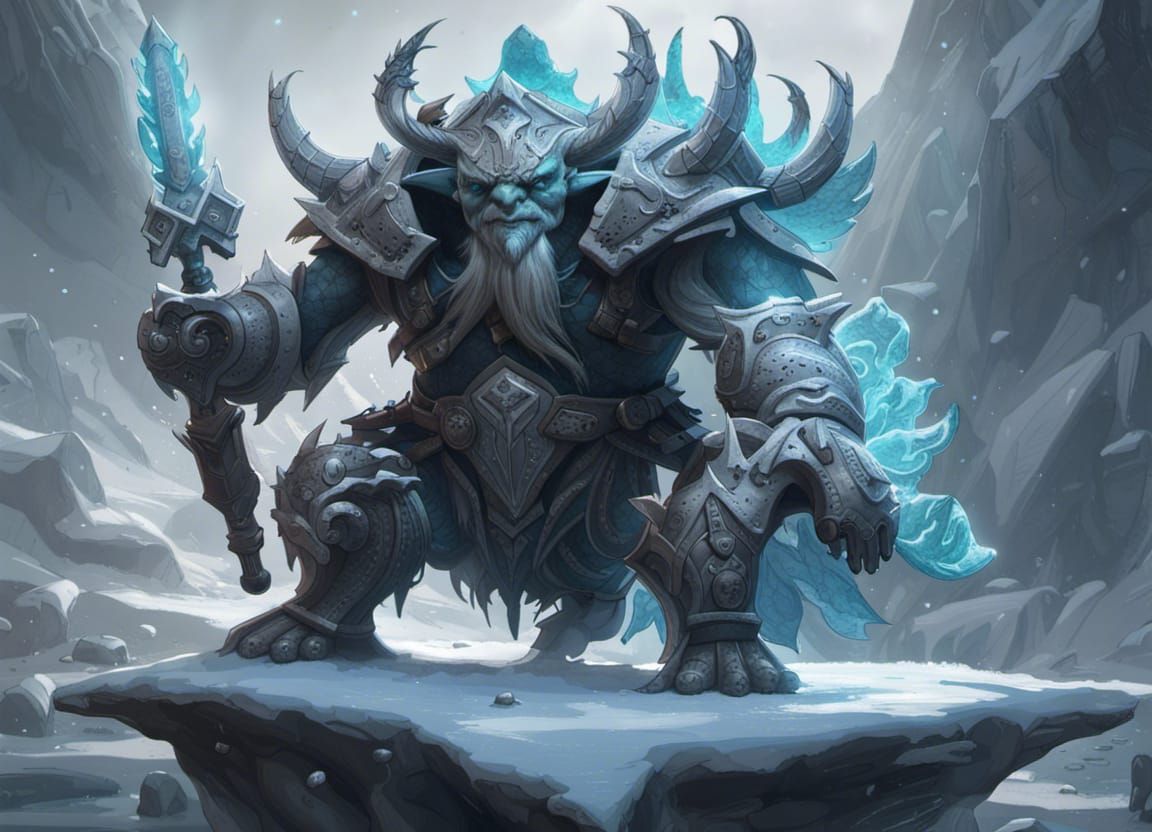 Frost Giant - AI Generated Artwork - NightCafe Creator