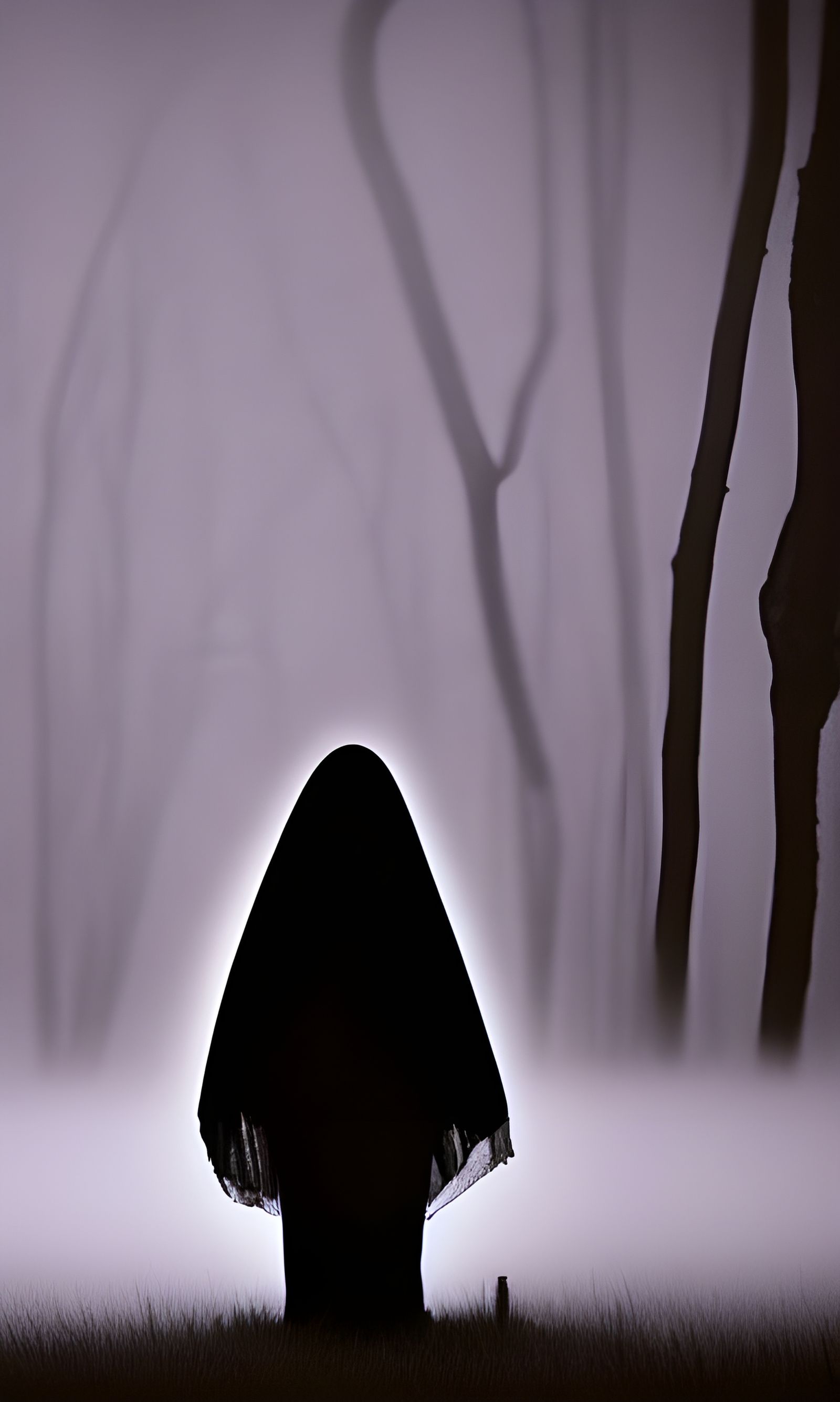 Her ghost in the fog 16k resolution PoD hyper detailed Natio...
