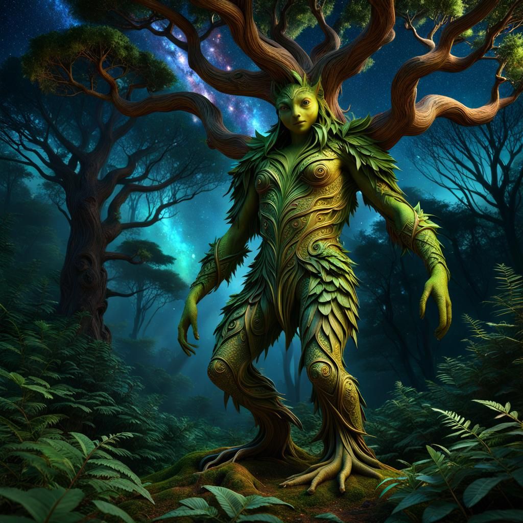 tree creature - AI Generated Artwork - NightCafe Creator