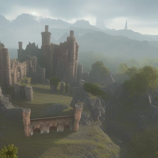 Ruins of a medieval castle