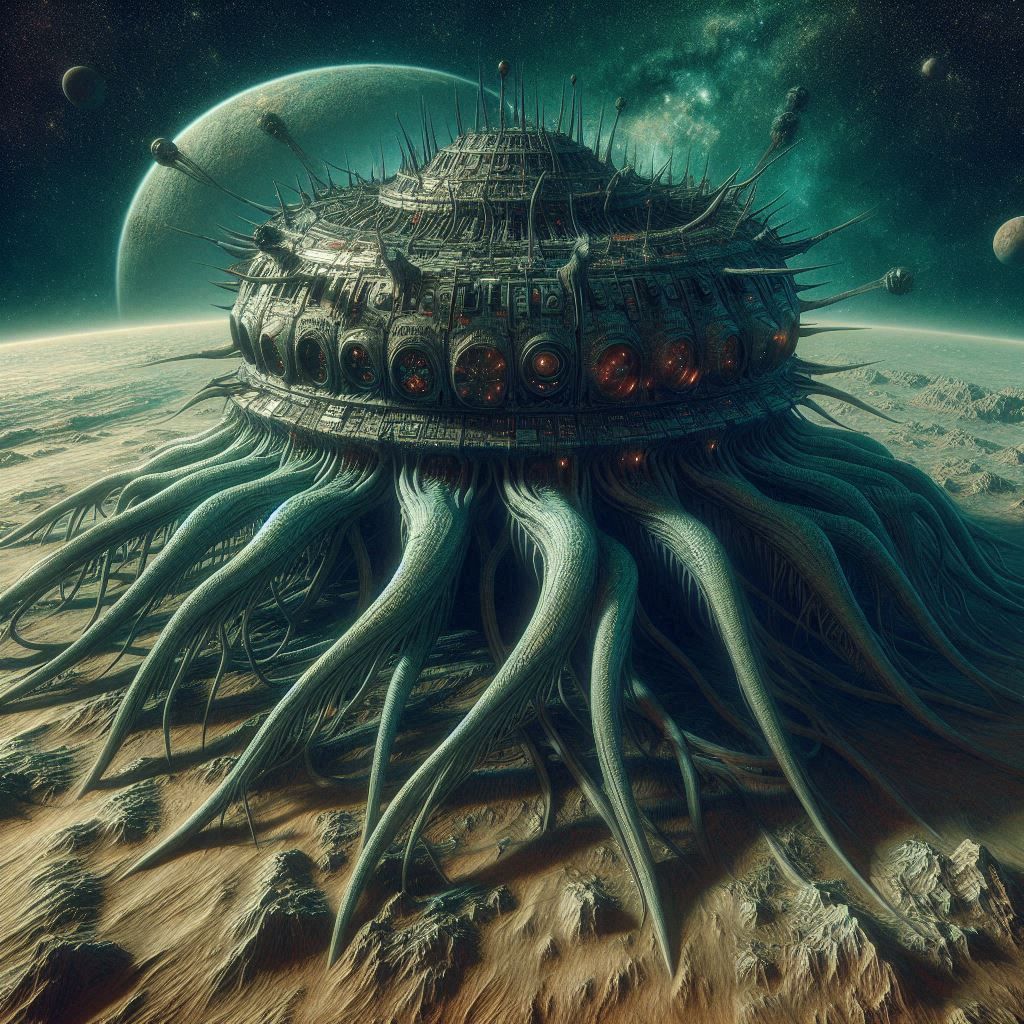 Eldritch biospaceship