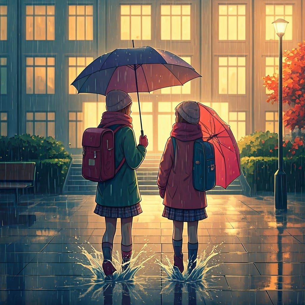 אין כמו להכנס לשלוליות