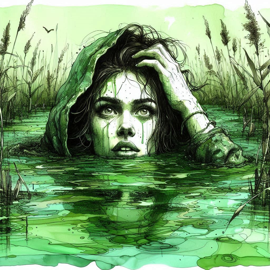 woman in the swamp