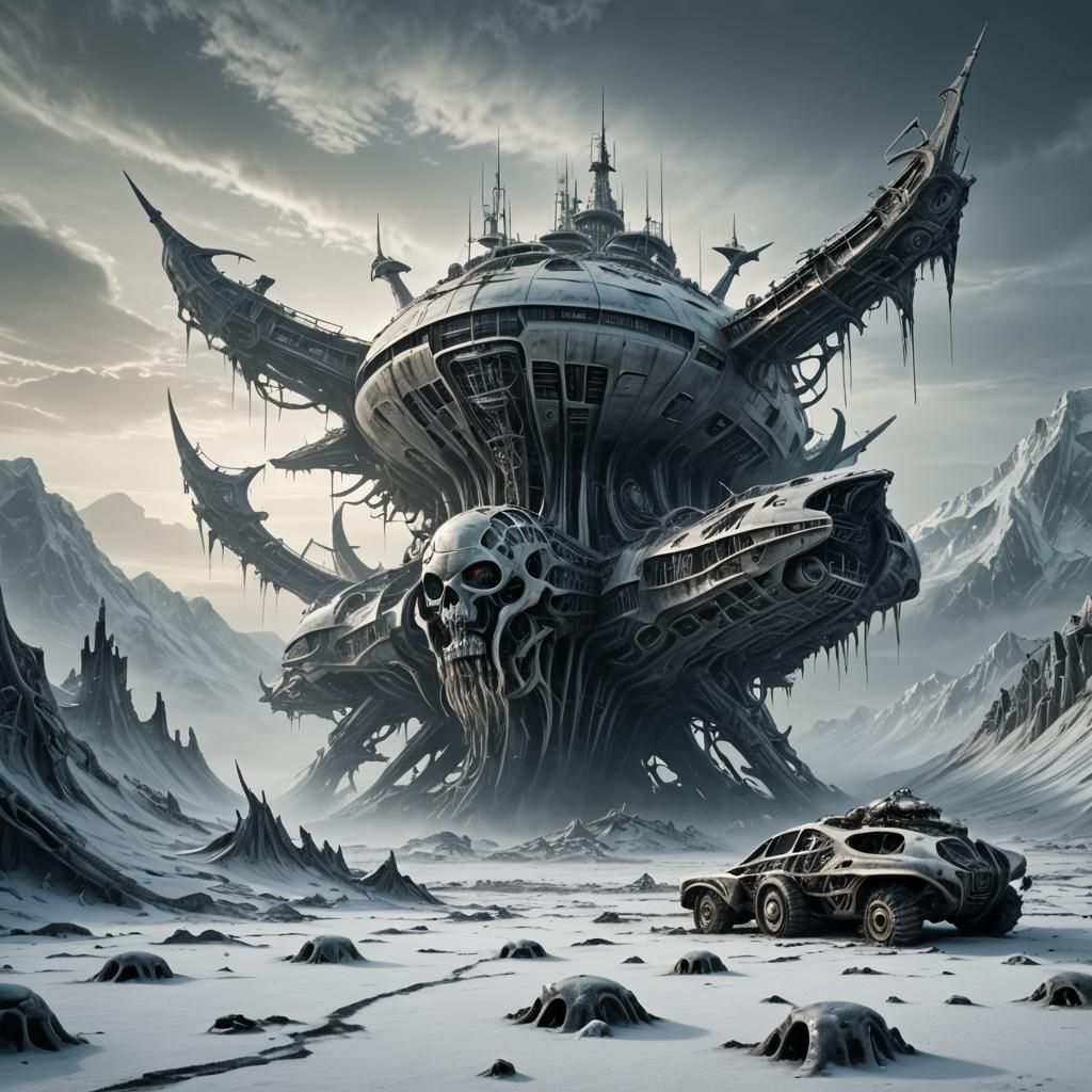 A strange spaceship