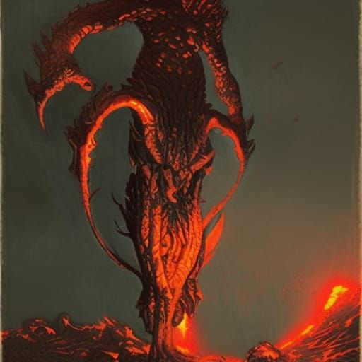 demon lava monster