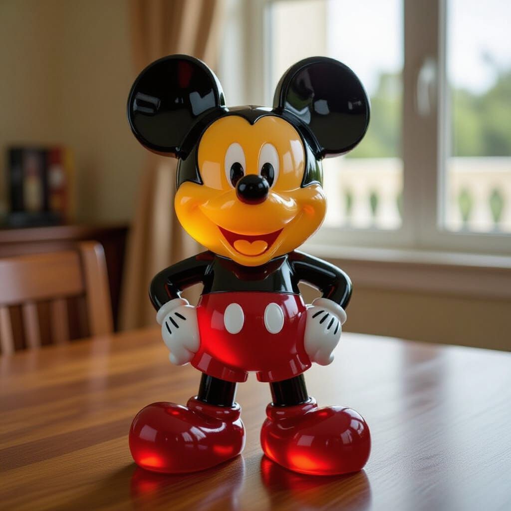 Jelly Mickey Mouse: A Cute AI Rendition
