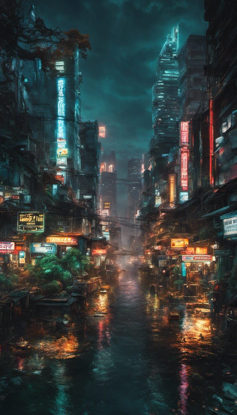 Backalley - AI Generated Artwork - NightCafe Creator