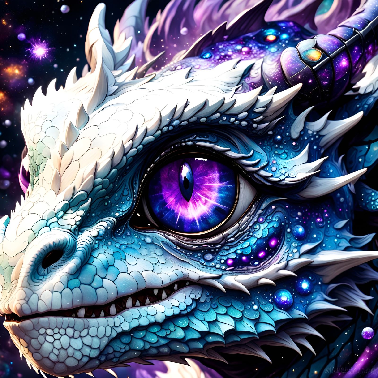 Cosmical Dragon - AI Generated Artwork - NightCafe Creator