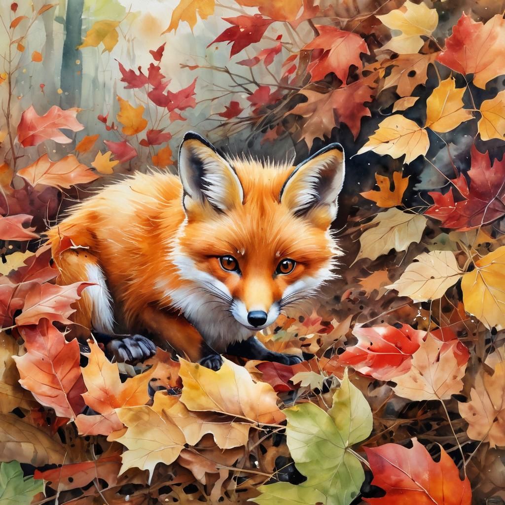Baby fox
