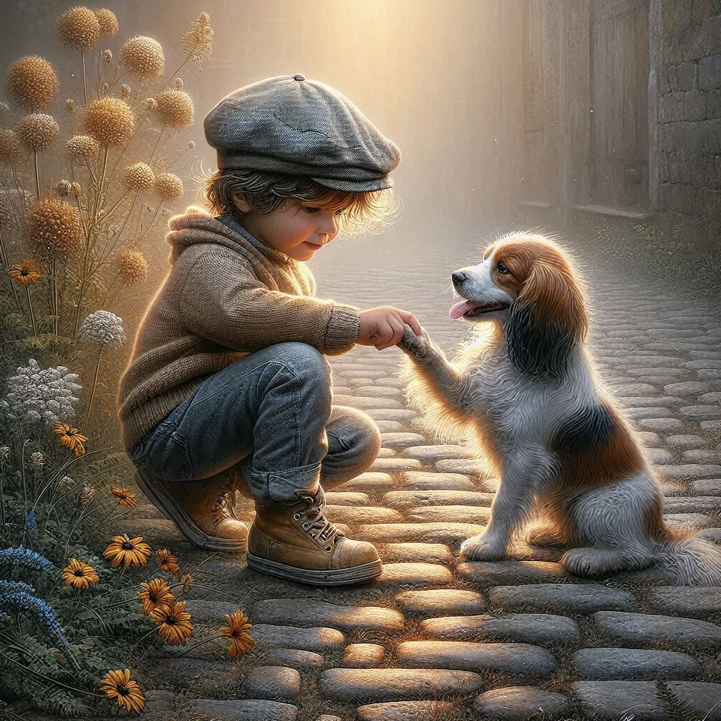 From today, you are my friend 😊🐶🐶