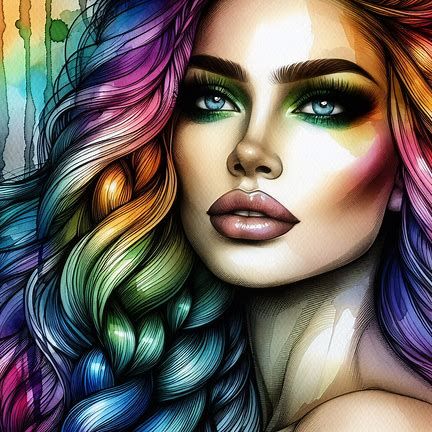 Rainbow Braids #7