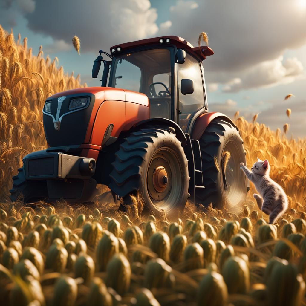 Wait up tractor!!!