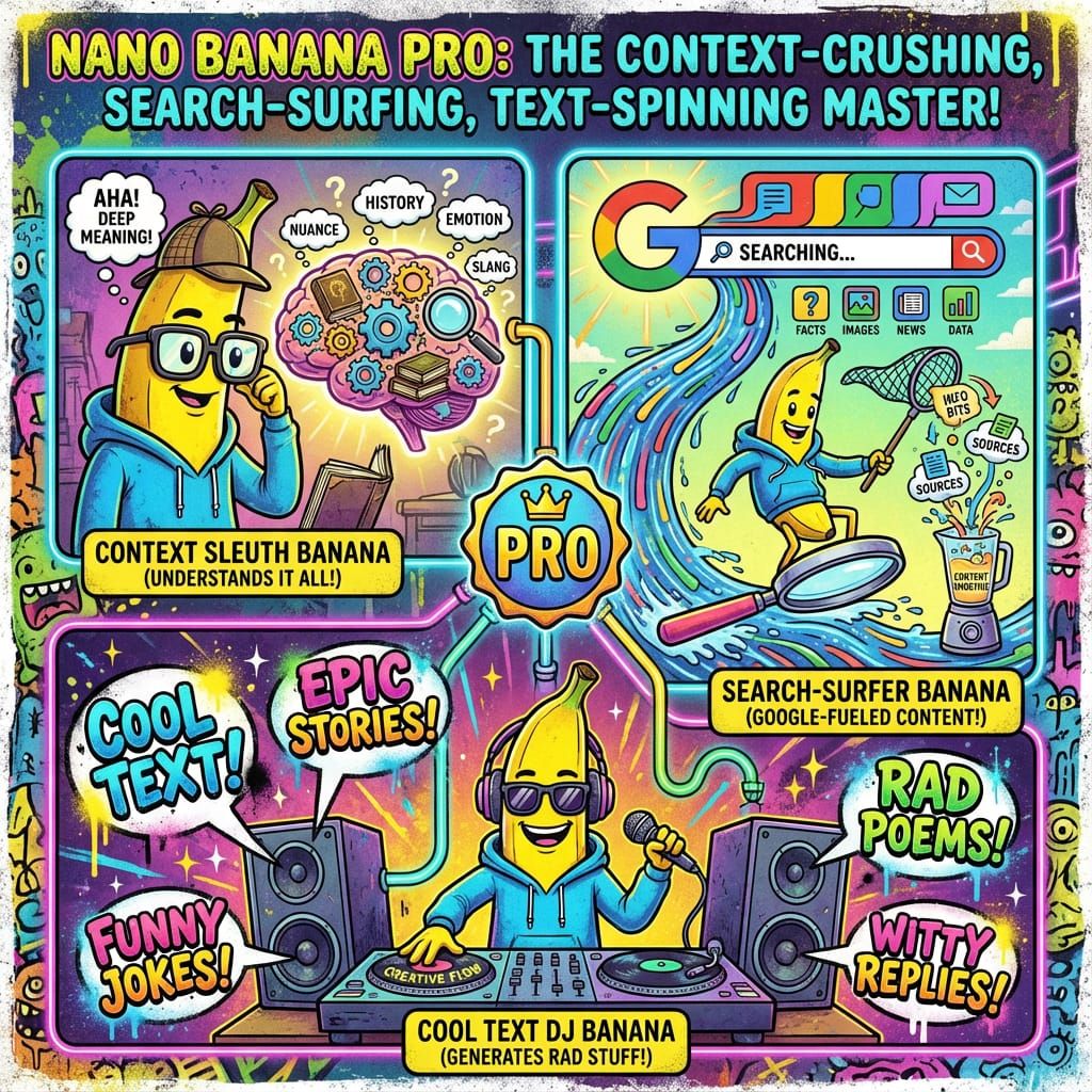 Infographic about Nano Banana Pro