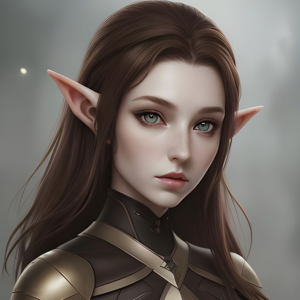 Futuristic Elven Captain Portrait - AI Generated Artwork - NightCafe ...