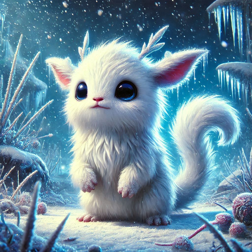 adorable fairy-tale fantasy creature portrait..