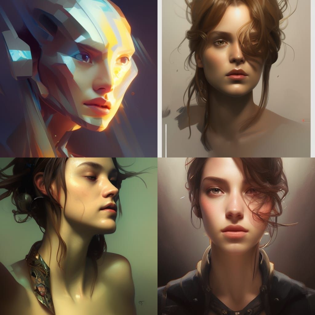 Hyperdetailed Portrait with Dynamic Lighting