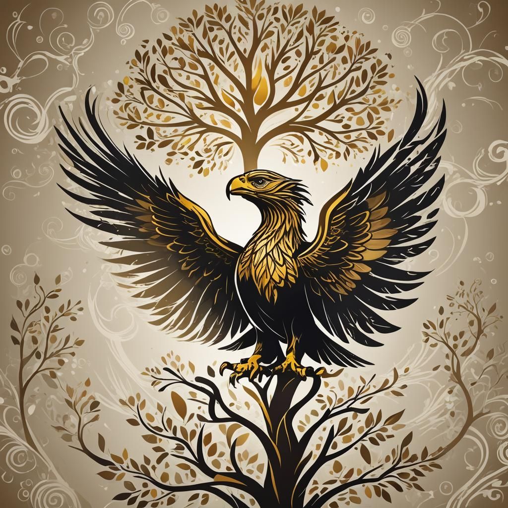 eagle on a tree