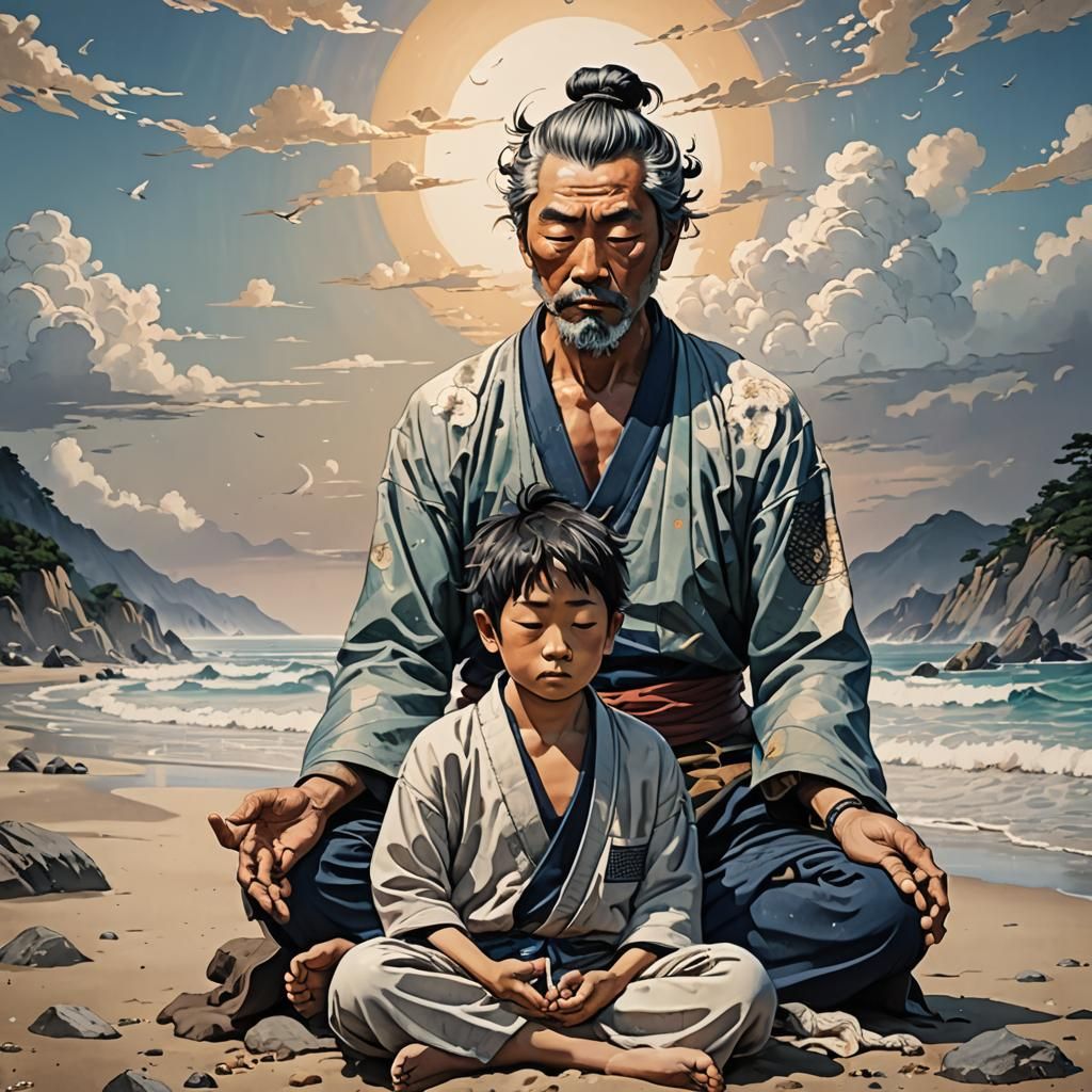 Father and Son, Master and Apprentice   by @Freefallsunroar