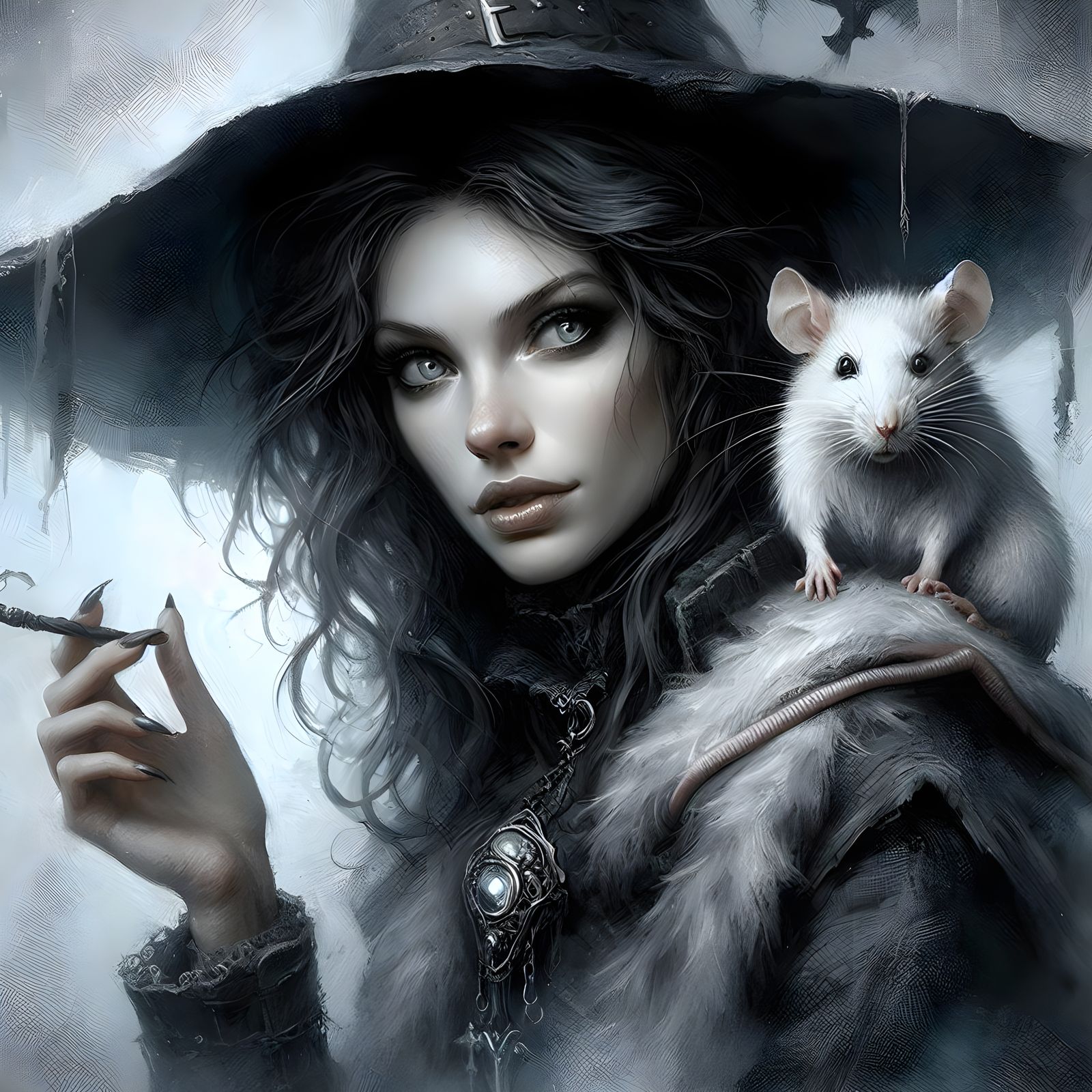 Witch And Rat Familiar #2