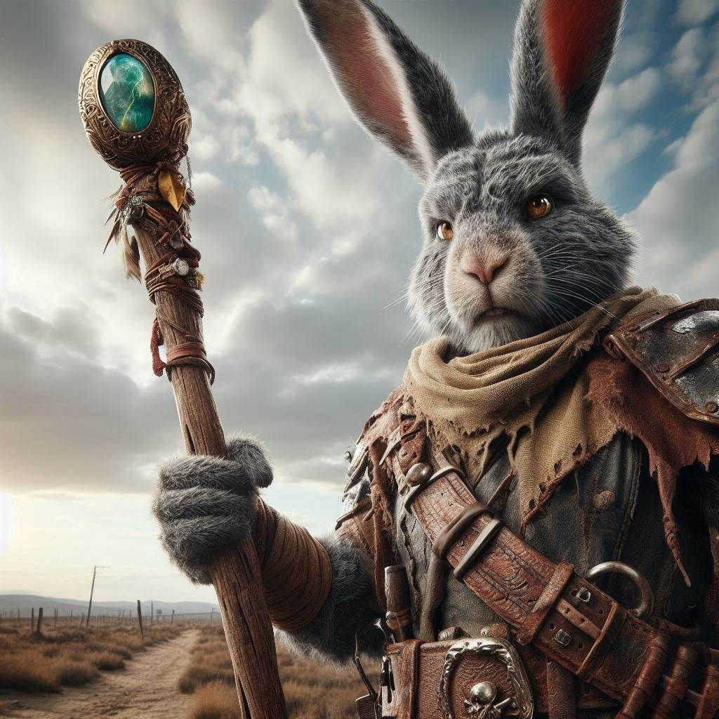The guardian of the sacred stone scepter