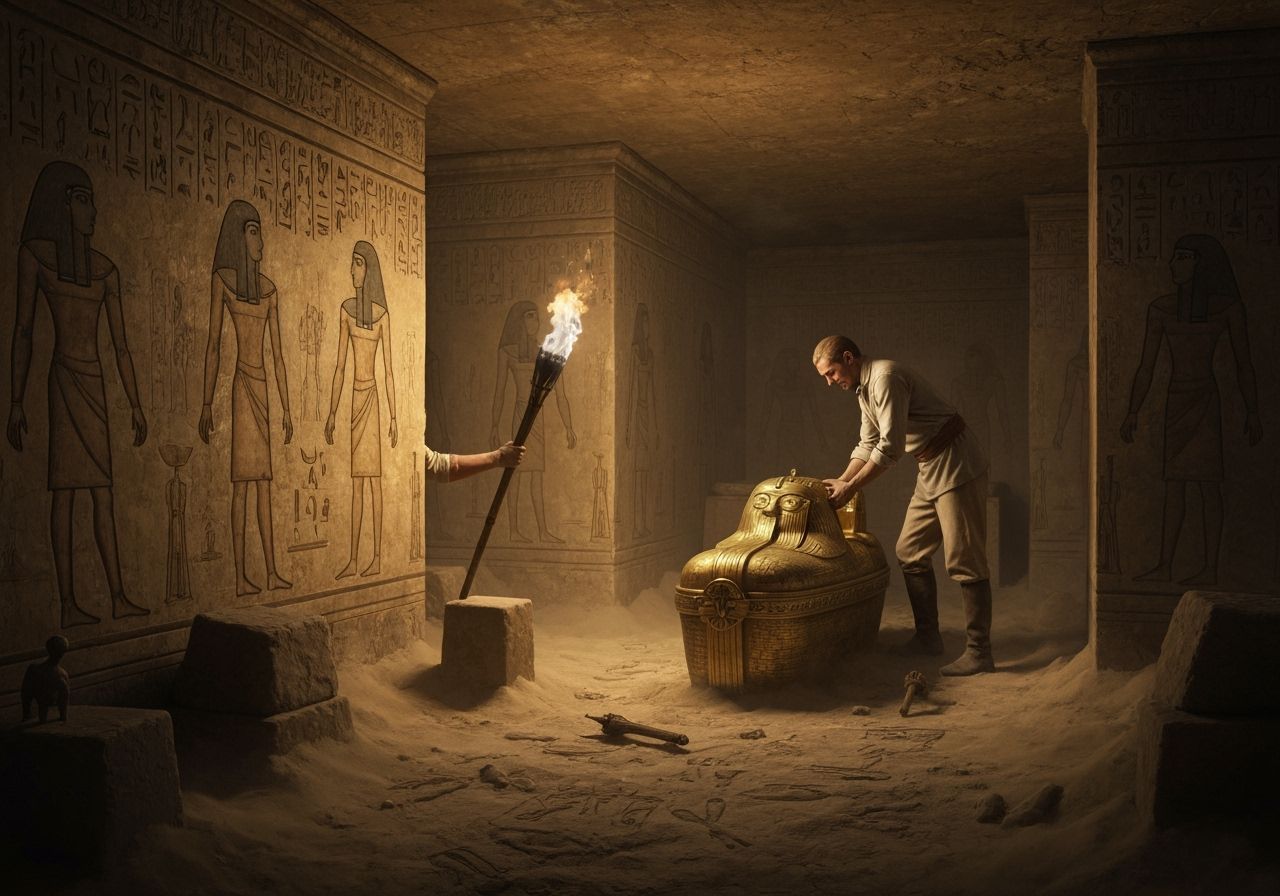 Discovering a sarcophagus  by @Kaydenpat