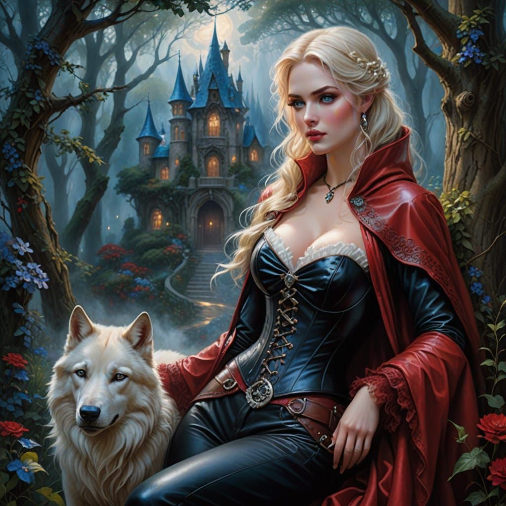 Red Riding Hood - 3  by @BittenHead