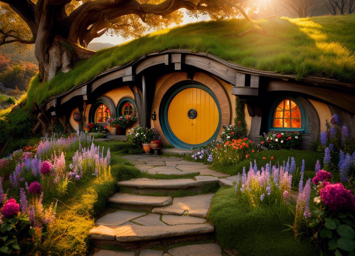 Beautiful Hobbit home