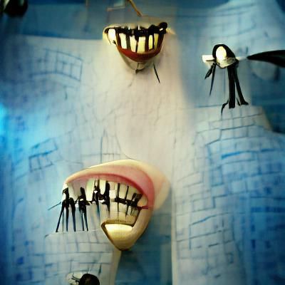 Teeth theater  tim burton style