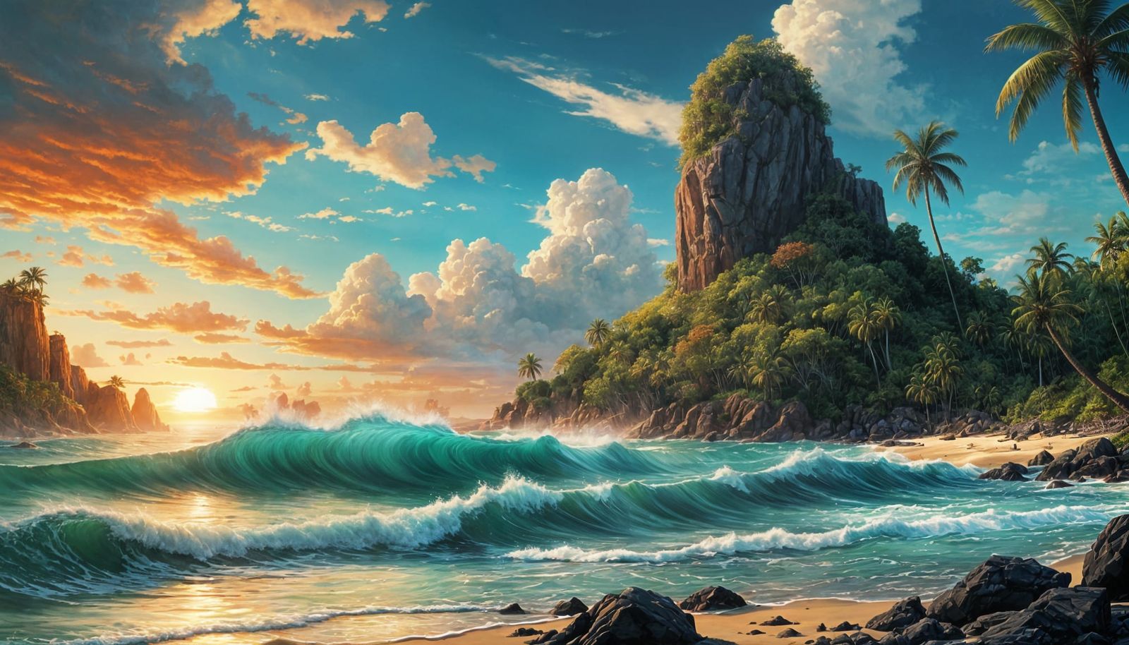 Island Beauty  by @Tovenaar