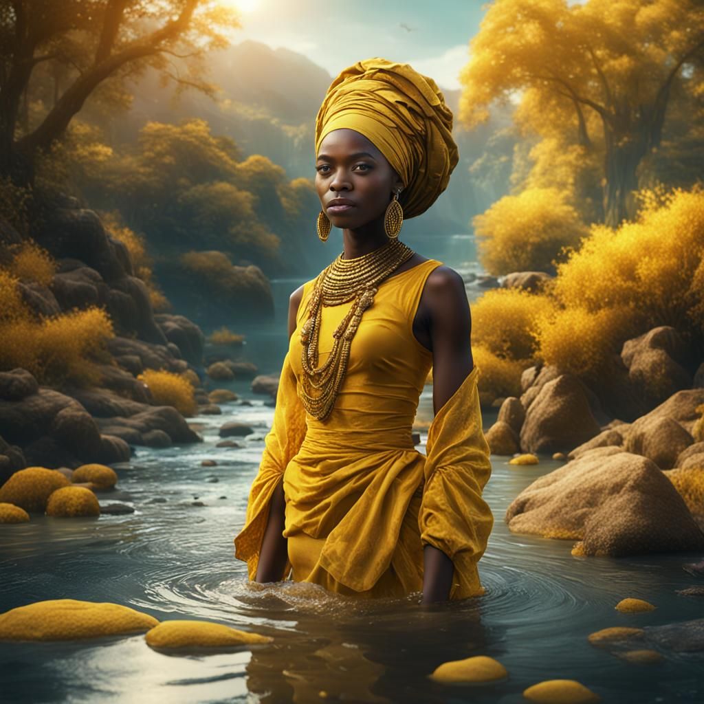 Oshun: the goddess of divinity, femininity, fertility, beaut...