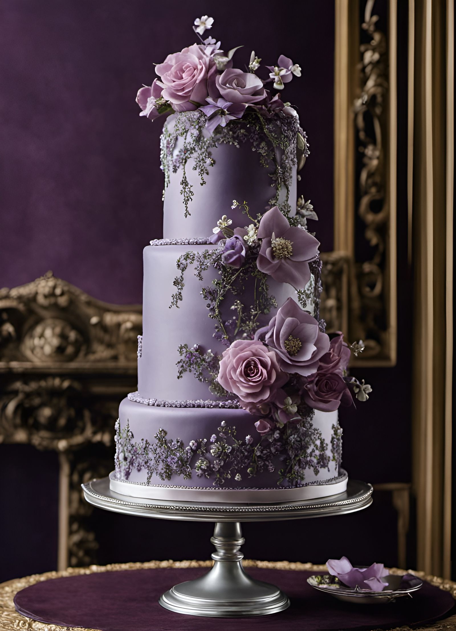 Fairytale Fantasy 3-Tier Wedding Cake