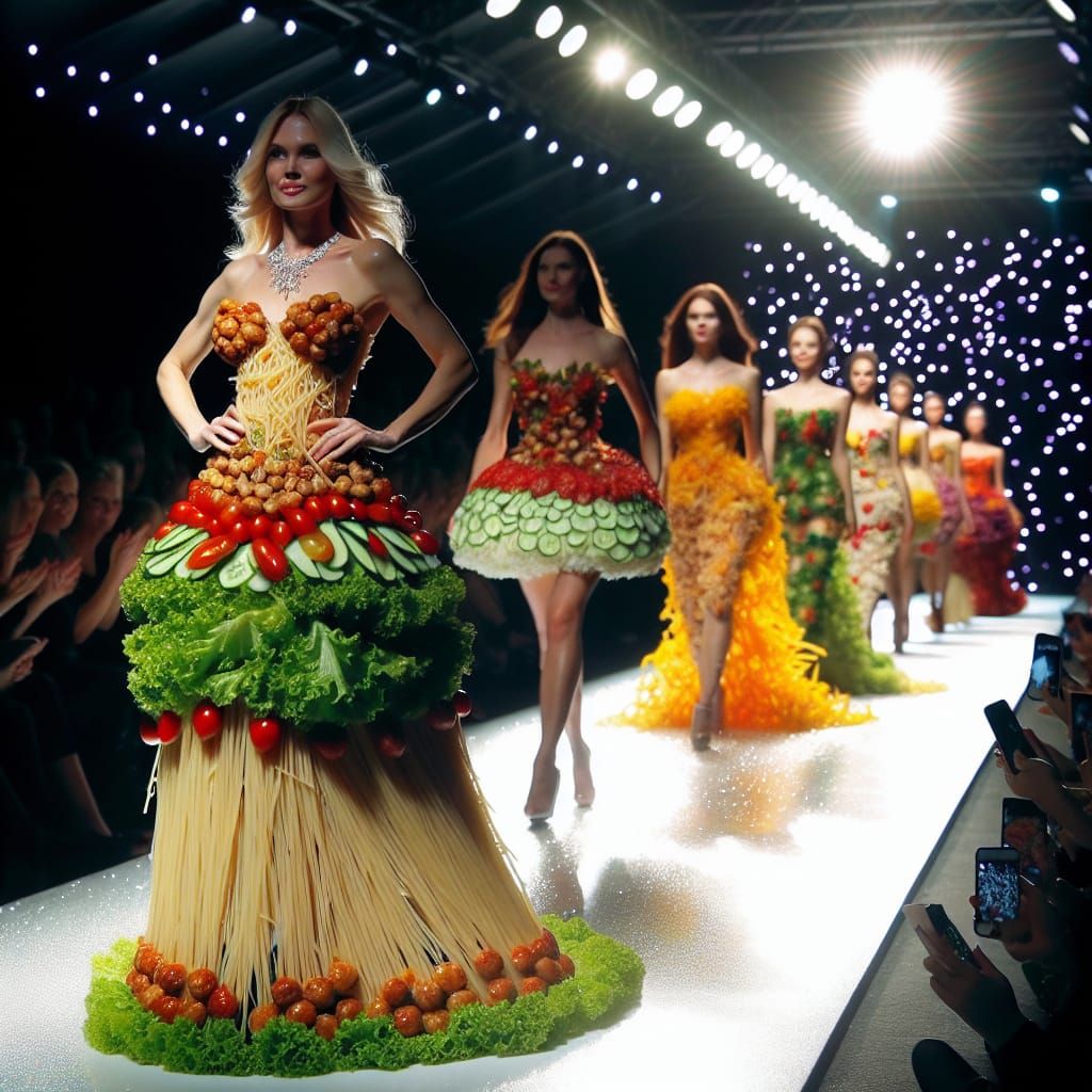 From Chef Gordon Ramsay Fashion Show for Better Eating  by @Murray