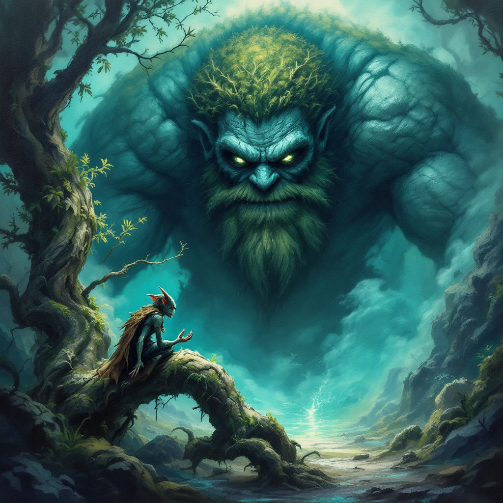 Turquoise Tongues: A Meeting of Unequal Minds