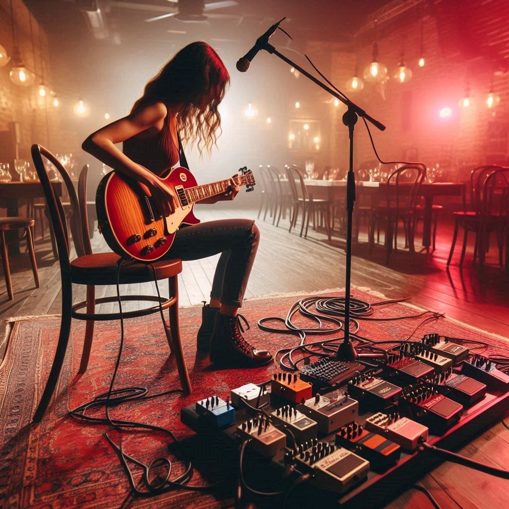 "Checking Everything Before Tonight's Performance"