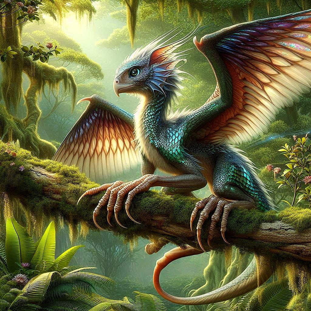 clawed forest dragon