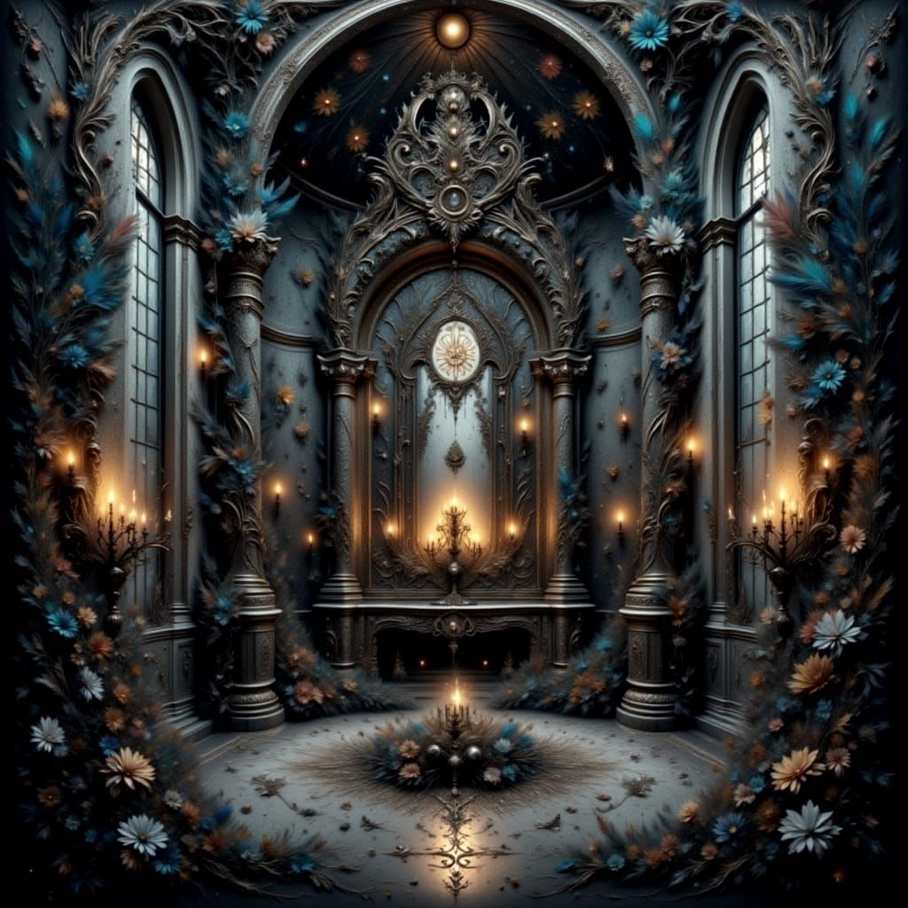 Angel playing in his hall - Start Image 2