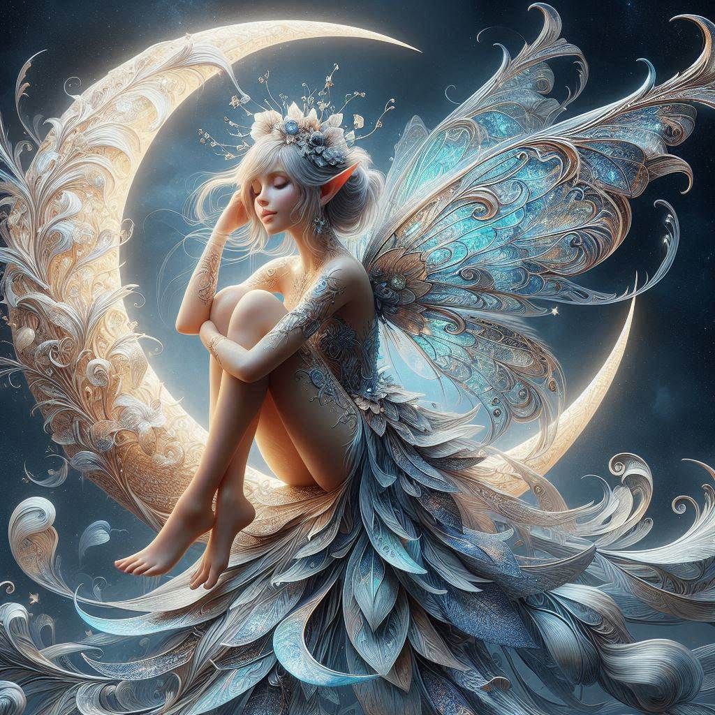 Fairy on the Moon