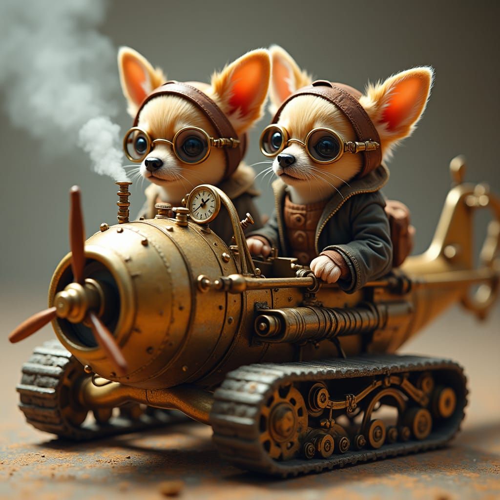 The intrepid explorers prepare to head out  by @Rukenstein