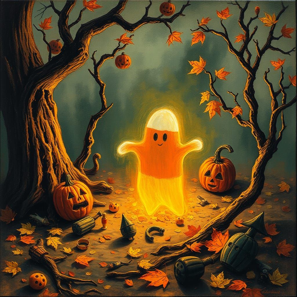 Whimsical crayon-style children's drawings come to life in a...