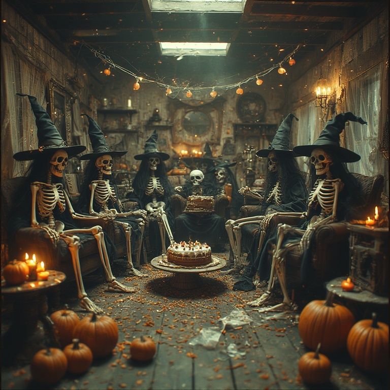 Garage birthday party