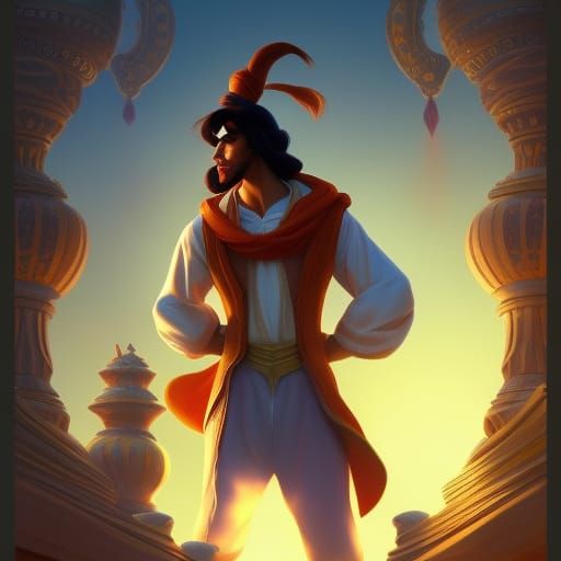 Cartooncore Aladdin - AI Generated Artwork - NightCafe Creator