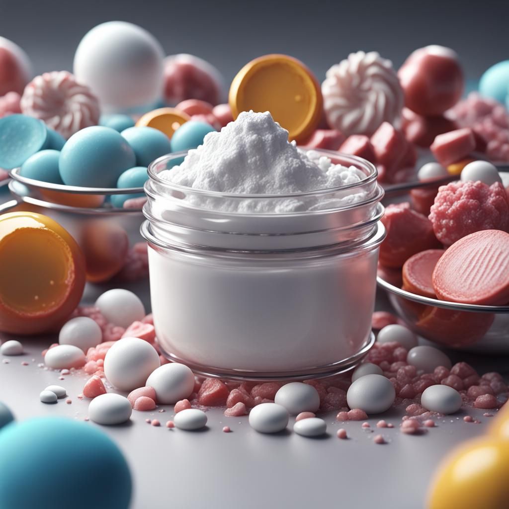  Titanium Dioxide white color in food and candies