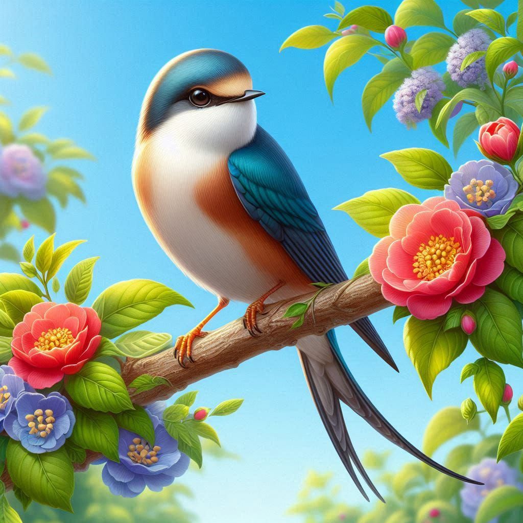 One a year a pair of Swallows visit for a couple days, then ...