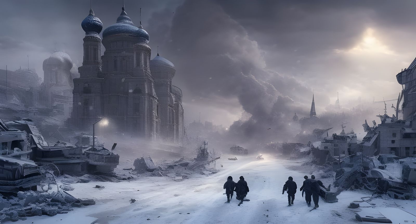 Winter in Ukraine.